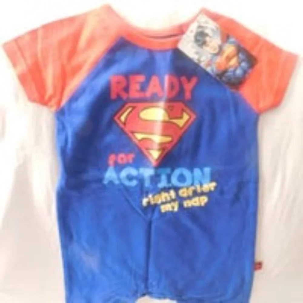 Superman One Piece Bodysuit Size 3/6 months NEW